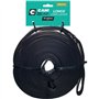Longe pour chien - CANI GEAR - 10 m - Néoprene souple avec poignée - Noir