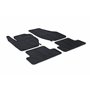 Gledring Set tapis de caoutchouc compatible avec Volvo V40 2012- (T profil 4-pièces + clips de montage