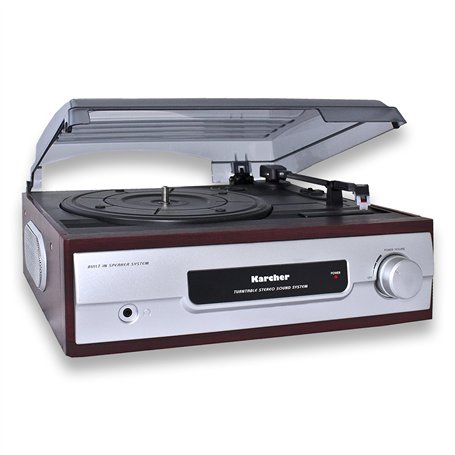 Karcher KA 8050 Platine vinyle Haut-parleurs intégrés Argent (Import Allemagne)