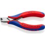 Knipex Pince coupante de devant pour l'électronique avec gaines bi-matière 115 mm 64 02 115
