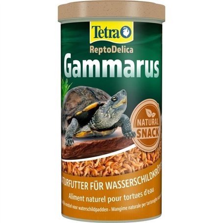 Tetra Repto Delica Gammarus - TETRA - Aliment complémentaire naturel pour les tortues d'eau - 1 L