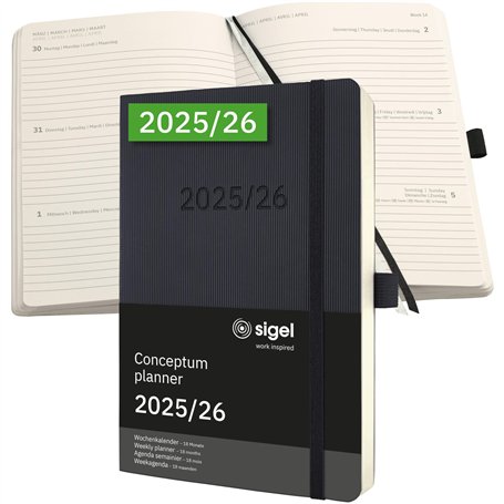 SIGEL C2606 Agenda semainier 2025/2026