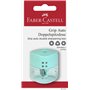 Faber-Castell 183187 - Blister Taille-crayon double grip - Vert pastel