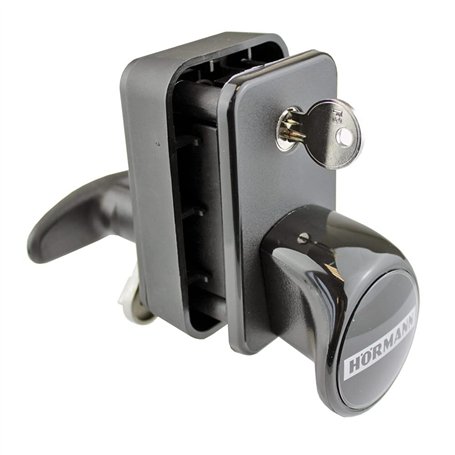 Hörmann 4015100 - Poignée de porte avec serrure PZ pour porte de garage sectionnelle