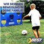 Best Sporting Ensemble gants de gardien de but de football + pompe I Accessoires de football I Kit avec pompe à ballon + gants d