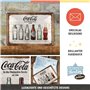 Nostalgic-Art Coca-Cola Bottle Timeline 10277 Plaque métallique décorative 10 x 14 cm