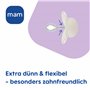 MAM Perfect Start - Lot de 4 tétines pour bébé de 0 à 2 mois - En silicone SkinSoft - 94% d'acceptation - Prévient les mauvais a