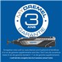 Dremel 8250 Outil rotatif sans fil 12 V 5 000-30 000 tr/min Kit d'outils multifonctions sans balais avec boîte Dremel, 65 access