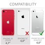 kwmobile Coque Compatible avec Apple iPhone SE (1.Gen 2016) / iPhone 5 / iPhone 5S - Coque à Rabat Magnétique Fonction Support p
