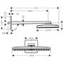 Hansgrohe HG Harnais de tête SHOWERSOLUTIONS 460/300 1jet chr