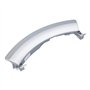 DL-pro Poignée de porte pour Siemens iQ700 iQ500 VarioPerfect S16 S14 00751789 751789 - Poignée de porte argentée avec axes pour
