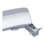 DL-pro Poignée de porte pour Siemens iQ700 iQ500 VarioPerfect S16 S14 00751789 751789 - Poignée de porte argentée avec axes pour