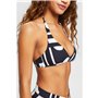ESPRIT Cube Beach Pad.Halterneck Bikini, Noir 3, B Femme