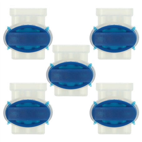 vhbw 5x connecteurs pour câble périphérique compatible avec Bosch Indego 1300 Connect robots de pelouse - Serre-câbles