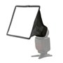 Mini boîte à lumière pliable 17 x 15 cm LS-05 Kit de diffuseur universel pliable pour Canon Nikon et autres appareils photo refl