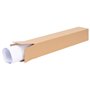 verpacking 10 tubes carton carrés 64 x 11 x 11 cm
