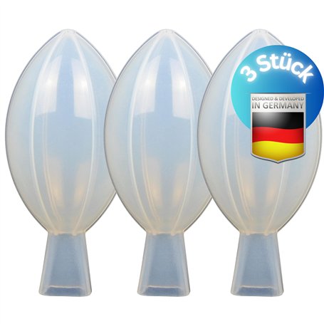 Thekenprofis24 Lot de 3 nettoyeurs de robinet en silicone de qualité alimentaire - Pompe de nettoyage durable pour distributeur