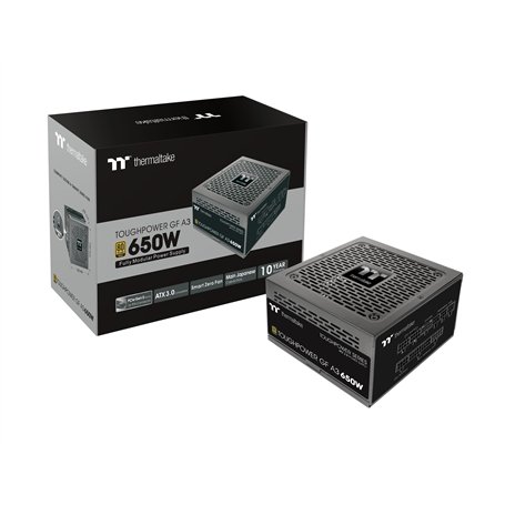 Thermaltake Toughpower GF A3 650 W Gold | Entièrement modulaire | ATX 3.0 | PCIe Gen 5