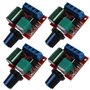 ECSiNG Lot de 4 mini contrôleurs de vitesse CC 5 V-35 V 5 A - Module de commutation réglable PWM CC - Régulateur de tension LED