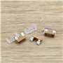 ECSiNG 20pcs PCB Porte-fusible avec 20pcs Couvercle Transparent Double Bornes 250V 6A 5x20mm Fusible PCB Panneau Support de Mont