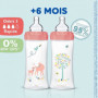 Dodie Lot de 3 Biberons Anti colique Sensation+. Fille. 330 ml. +6 Mois. Tétine 34,99 €