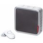 Sonnette MP3 grise Honeywell DC917NG série 9: jusqu’à 200 m de portée sans fil avec lumière auréole