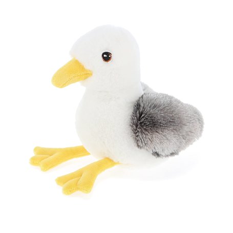Keel Toys KEELECO - Peluche 100% recyclée - Jouet écologique pour Enfant - Peluche Mouette 25cm - SE2094