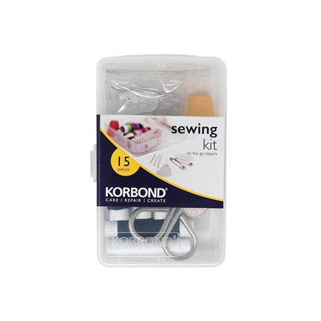 Korbond KD12654 Kit de Couture 15 pièces dans Un étui en PVC