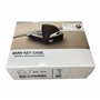 BMW 82-29-2-408-819 Moka Cuir Étui à Clés avec Acier Inoxydable Agrafe