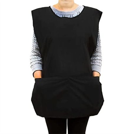 Tablier / Chasuble imperméable Noir Taille unique Mixte Vêtement de travail de barbier / coiffeur