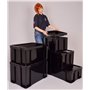 Really Useful 35BKCB Boîte de Rangement en Plastique Facilement Empilable 35 litres - 480 x 390 x 310 mm, Noir