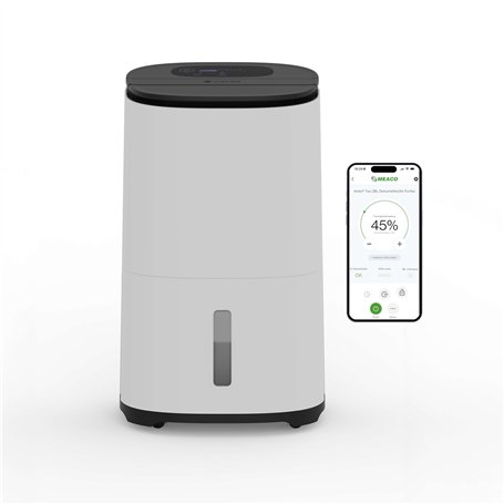 Meaco MeacoDry Arete® Two Déshumidificateur et purificateur d'air ultra silencieux pour maisons
