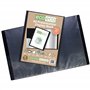 eco-eco Eco001x2 Lot de 2 porte-vues A5 50% recyclé avec 20 pochettes en plastique Noir