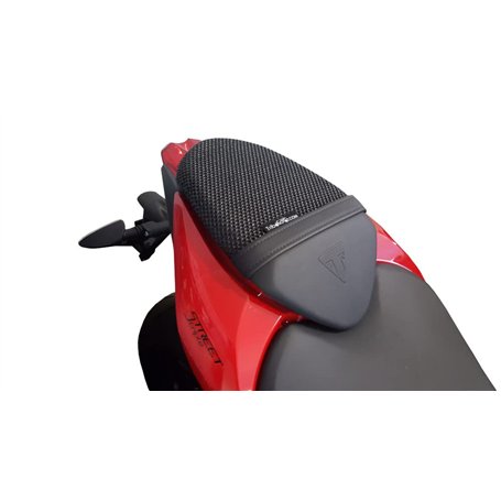Triboseat Housse de siège Passager de Moto antidérapante Compatible avec Triumph Street Triple RS (2017-2022)