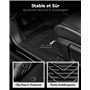 3W Tapis de Sol pour Nissan Qashqai J12 2021 2022 2023 2024, Tapis en TPE pour Voiture Antidérapant et Imperméable, Tapis de Voi