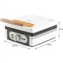 Gaufrier - DOMO - DO9274W - 1400 W - 2 gaufres XL - Blanc
