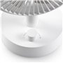 Ventilateur de table - DOMO - Li-ion batt. 5V - Rechargeable USB - Diametre 15 cm - 10 vitesses