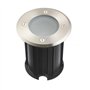 LeClubLED Support Spot Encastrable Sol GU10 AC220-240V Étanche IP67 Rond - perçage 98mm Diffuseur Dépoli