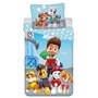 Jerry Fabrics Parure de lit pour enfant Paw Patrol Ryder Chase Marshall Rubble Skye Everest Liberty Chiens Animaux Couette 140 x