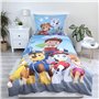 Jerry Fabrics Parure de lit pour enfant Paw Patrol Ryder Chase Marshall Rubble Skye Everest Liberty Chiens Animaux Couette 140 x