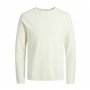 Sweat sans capuche homme Jack & Jones ehill Knit Cloud Dancer