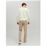 Sweat sans capuche homme Jack & Jones ehill Knit Cloud Dancer