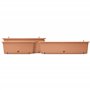 Pot CAMELIA W, dimensions (mm) 595x170x143, couleur Terracota
