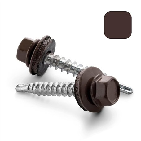 VOOXA Lot de 50 vis à tôle trapézoïdale autoforeuses