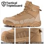 FREE SOLDIER pour Homme Mid Haute durabilité Lacets Bottes Durable Imperméable Armée Combat Chaussures Respirant Tactique de Ran