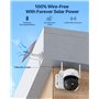 Caméra Extérieure WiFi sans Fil Pan/Tilt Vue à 360°