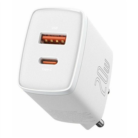 Chargeur mural Baseus CCXJ-B02 Blanc 18 W 20 W (1 Unité)
