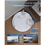 ECOVACS DEEBOT T50 OMNI - Aspirateur Robot Laveur avec Station - 15000Pa - Brosse latérale et serpilliere Extensibles - ZeroTang