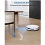 ECOVACS DEEBOT T50 OMNI - Aspirateur Robot Laveur avec Station - 15000Pa - Brosse latérale et serpilliere Extensibles - ZeroTang