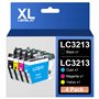 LOFBLAT LC3213 LC-3213 XL Cartouches d'encre Compatible pour Brother LC3213 LC-3213 LC3211 pour Brother MFC-J491DW MFC-J497DW DC